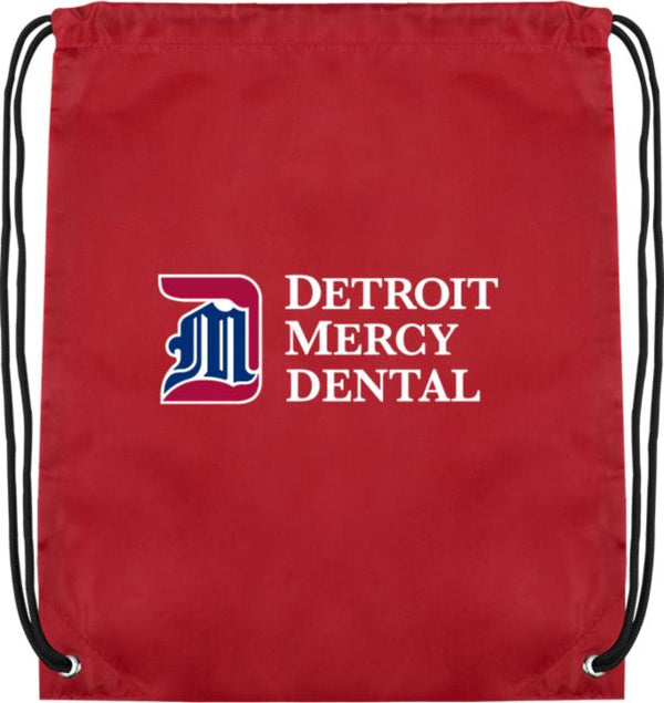 Detroit Mercy Drawstring Backpack Detroit Mercy Dental Horizontal - ONLINE ONLY